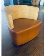 Steelcase Joel Lounge Chair (Brown Striped)