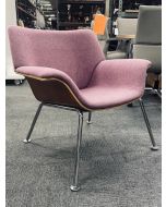 Herman Miller Swoop Plywood Lounge Chair (Purple)