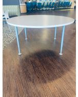 Steelcase 60" Grey Round Enea Cafe Table