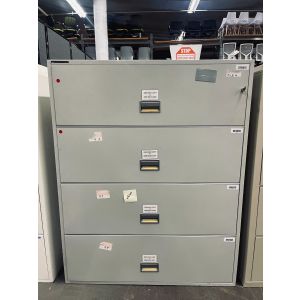 Schwab 4HI Lateral Fire Proof Filing Cabinet (Grey)