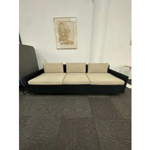 Coalesse Evaneau 3 Seat Sofa (Grey/Chrome)