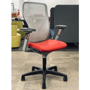 Allsteel Acuity Task Chair (Grey/Red)
