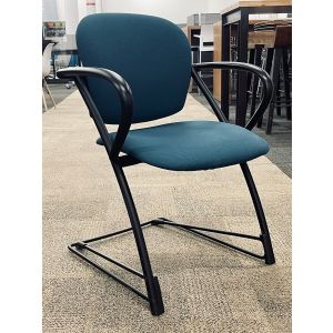 Steelcase Ally Multi Purposed Side Chair (Blue/Black)