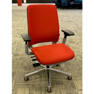 Steelcase Amia Task Chair (Red/Chrome)