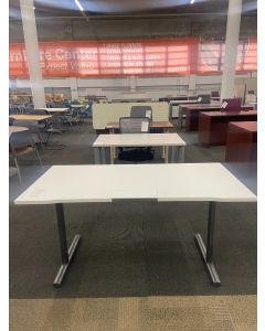White Laminate Desk - 60" x 28"