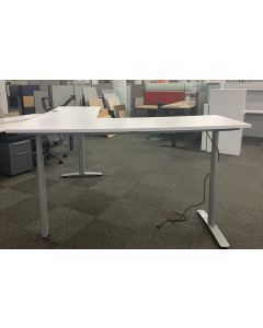 Refreshed Height Adjustable L-Shaped Desk