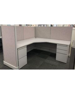 Certified Pre-owned Herman Miller AO2 Workstation (6"D x 6"W x 53"H)