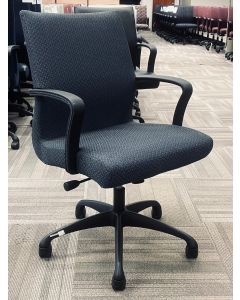 Steelcase Chord Mid Back Conference Chair (Blue/Black)