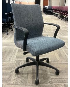Steelcase Chord Mid Back Conference Chair (Grey/Black)