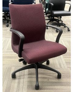 Steelcase Chord Mid Back Conference Chair (Red/Black)