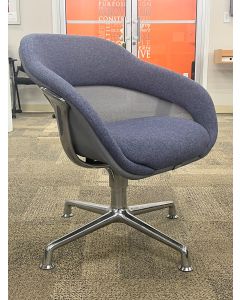 Steelcase SW_1 Conference Chair (Blue/Chrome)