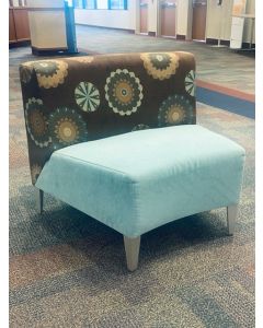 Steelcase Circa 1 Seat Lounge Chair (Brown Pattern)