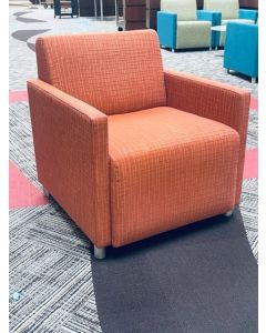 Steelcase Coupe Lounge Chair (Orange Speckled)