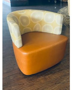 Steelcase Joel Lounge Chair (Brown Circle)