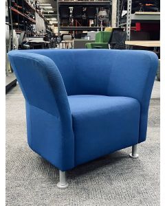 HON Flock Round Lounge Chair (Blue)