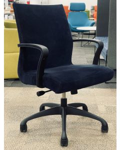 Steelcase Chord Mid Back Conference Chair (Blue)