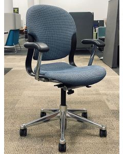 Herman Miller Equa Chair (Blue/Chrome)