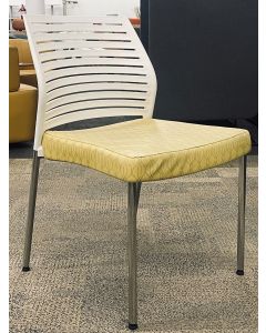 Source International Stack Chair (White/Yellow)