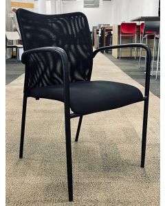 SitOnIt Focus Stack Chair(Black/Black)