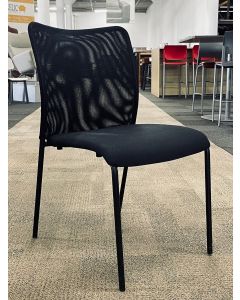 SitOnIt Focus Stack Chair (Black/Black)