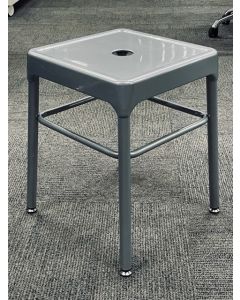 SAFCO Steel Guest Stool 15" (Silver)