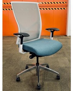SitOnIt Seating Torsa Task Chair (Blue/White)